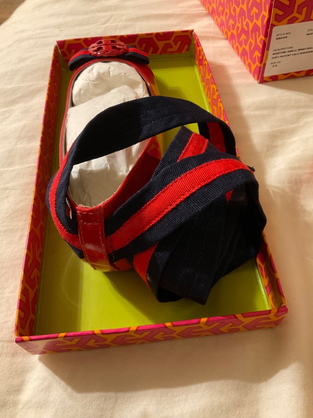 Tory Burch ballet shoes US 7.5 - Picture 6 of 8